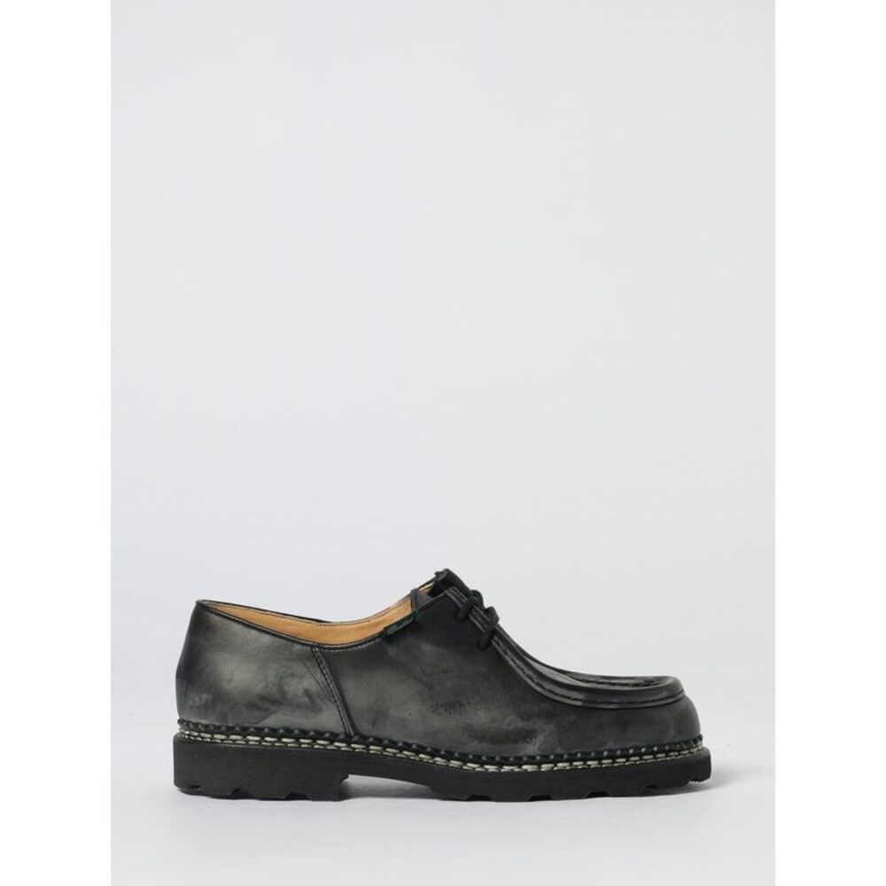 Paraboot Men Michael Used Leather Derby Shoes Paraboot